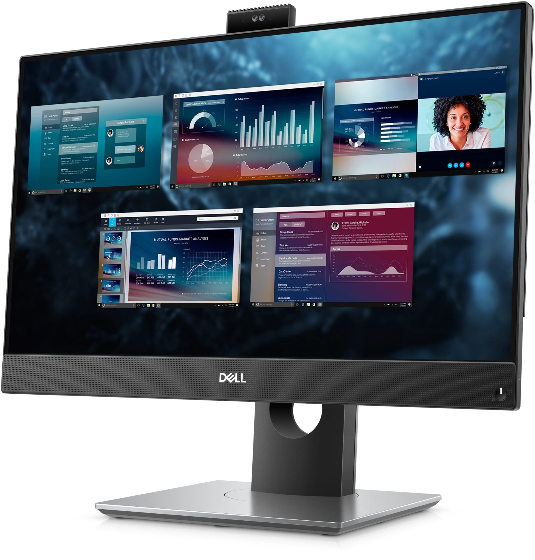 DELL OptiPlex 5490 All-in-One Desktop i5-10500T-8GB-256GB- 23.8" FHD-Win 11 Pro - Image 2